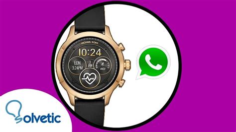 michael kors smartwatch whatsapp iphone|How TO INSTALL WhatsApp on Michael Kors Smartwatch.